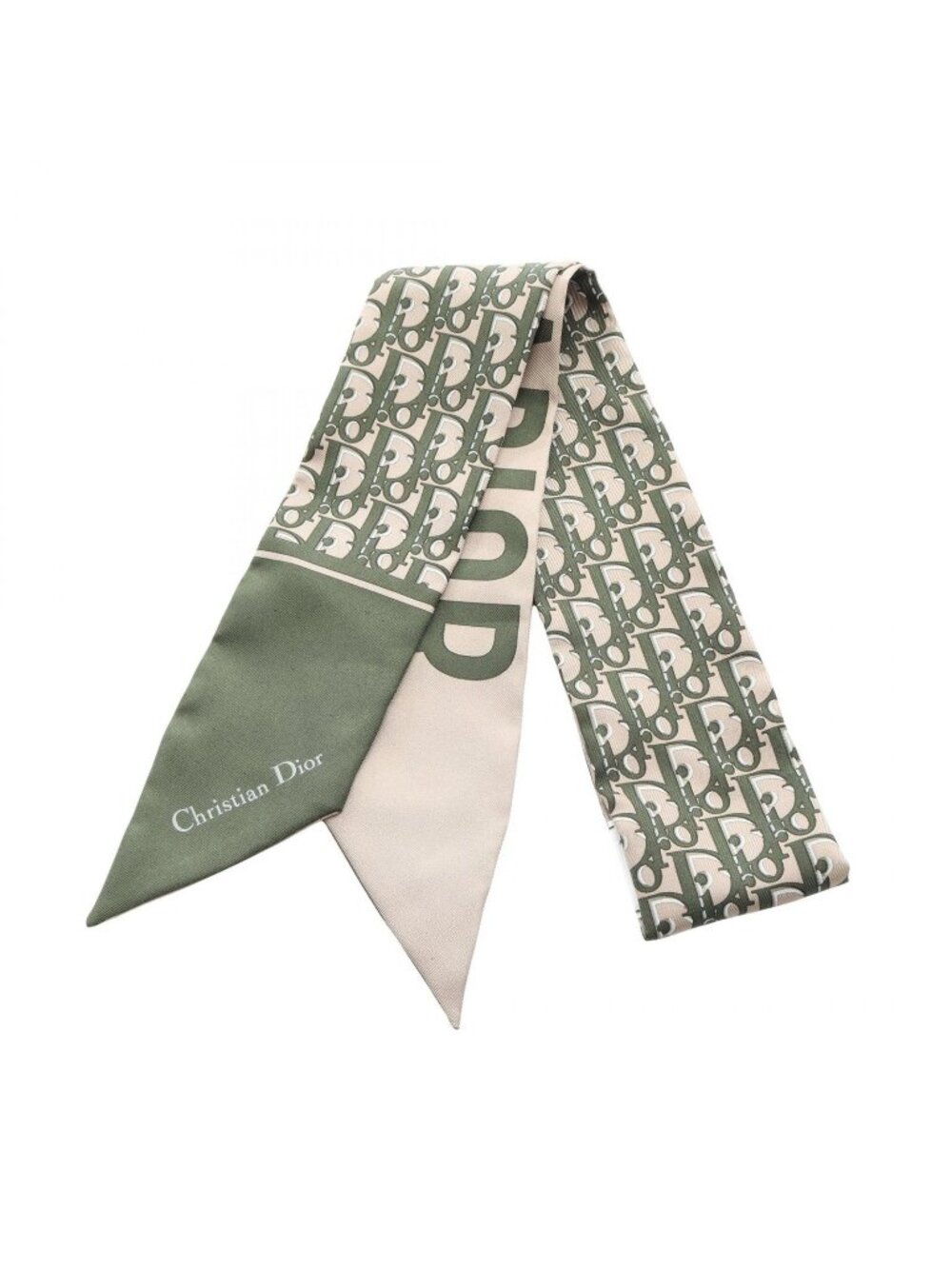 Dior Scarf Mitzah J'adior Oblique Ribbon Silk